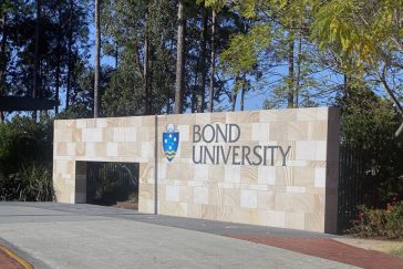 Bond University entrance sign