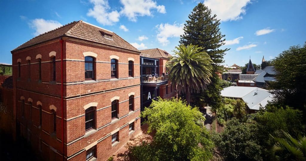 Building A of Federation University in Ballarat