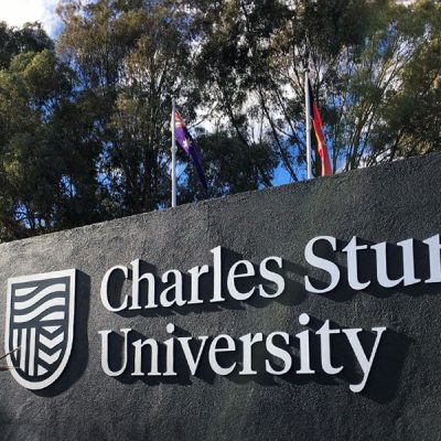 Charles Sturt University campus sign