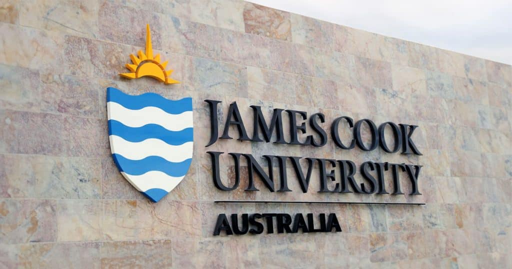 James Cook University campus sign