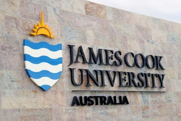 James Cook University campus sign