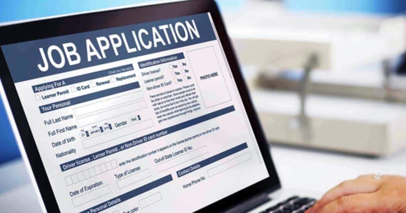 Job application form online
