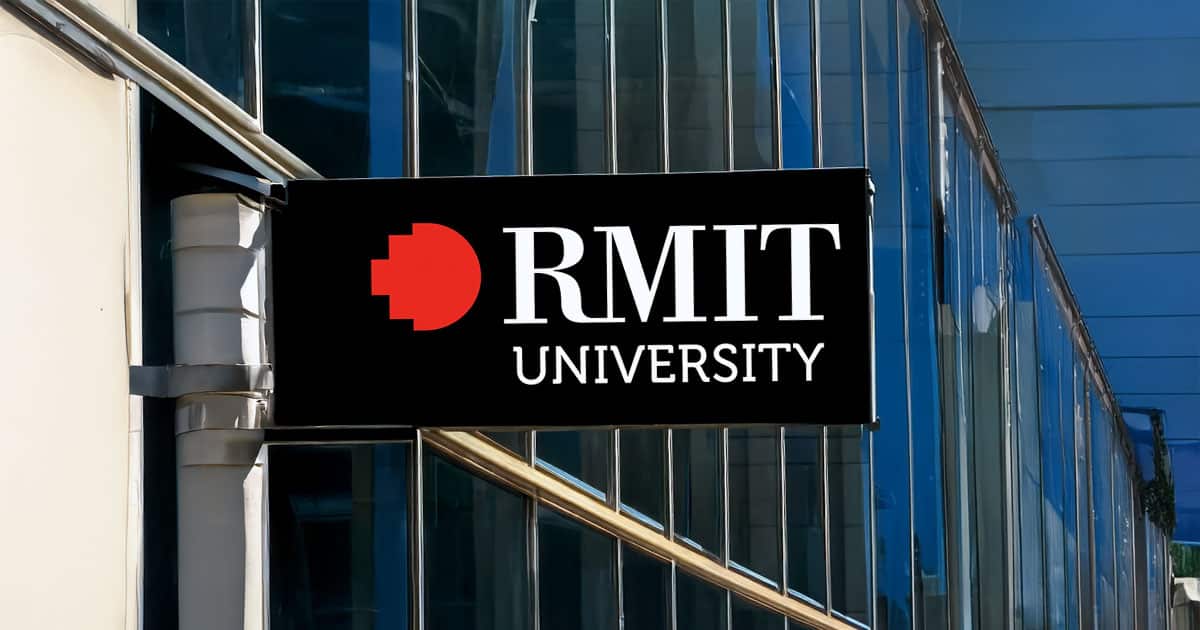 RMIT building sign