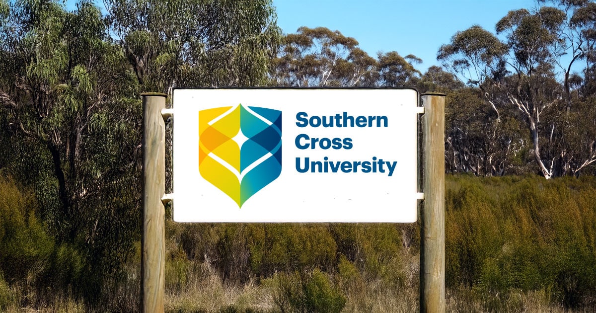 Southern Cross University campus sign