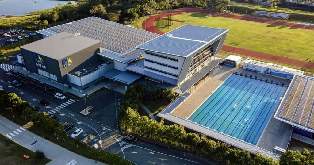 Sunshine Coast campus aerial view