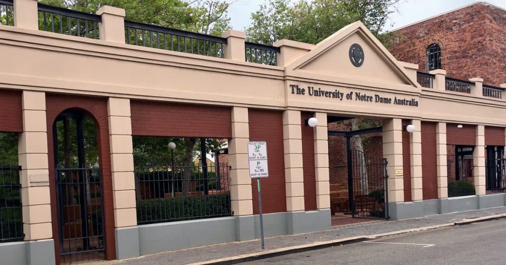 University of Notre Dame Australia entrance