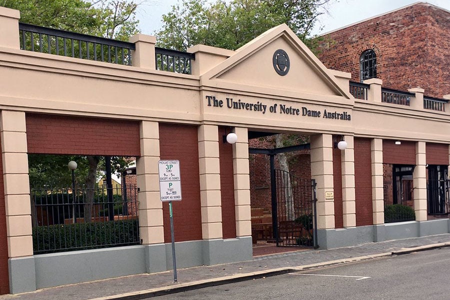 University of Notre Dame Australia entrance