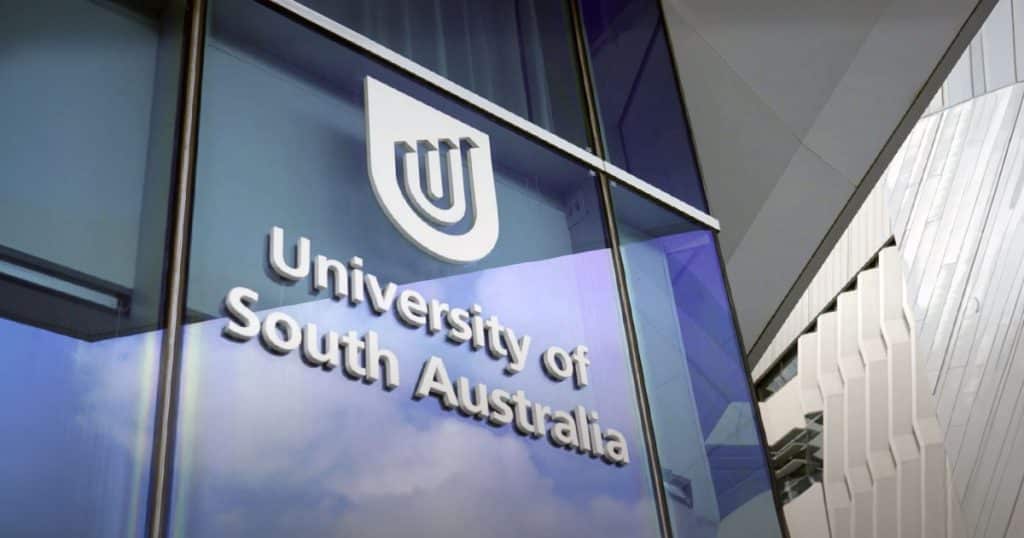 University of South Australia logo on building