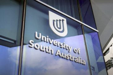 University of South Australia logo on building