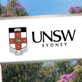 UNSW Sydney campus sign