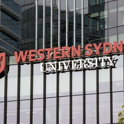 Western Sydney University sign